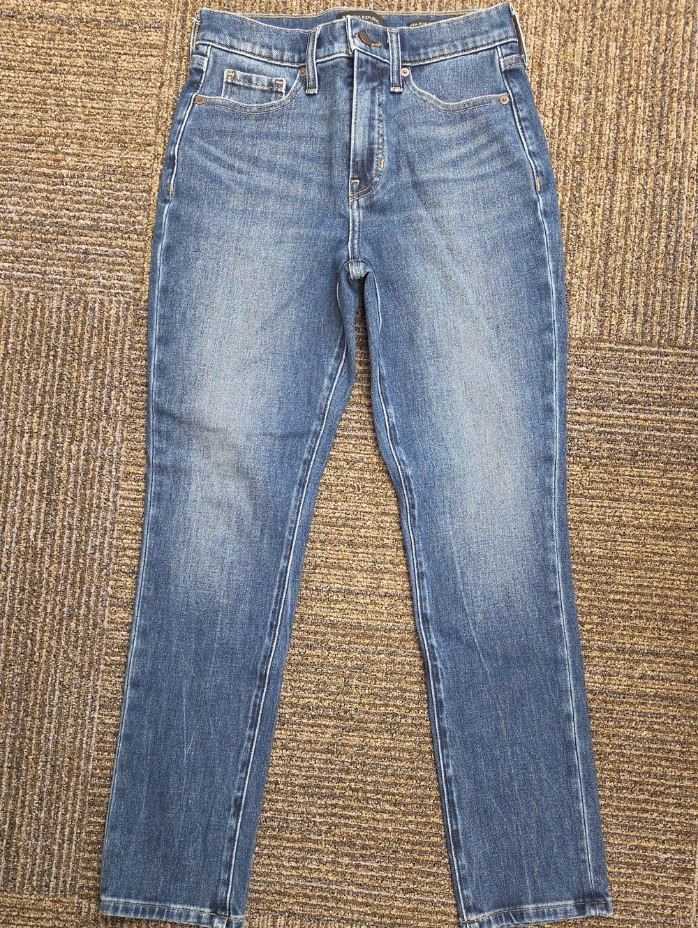 Banana Republic, Classic High-Rise Slim Women's Blue Jeans, Size 25